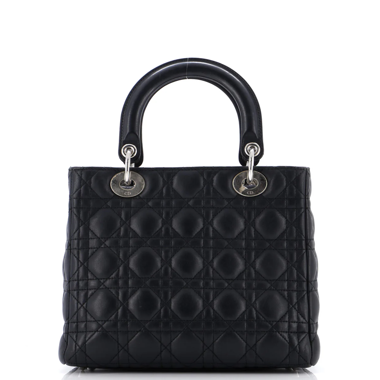 Lady Dior Bag Cannage Quilt Lambskin Medium - Deep Luxury