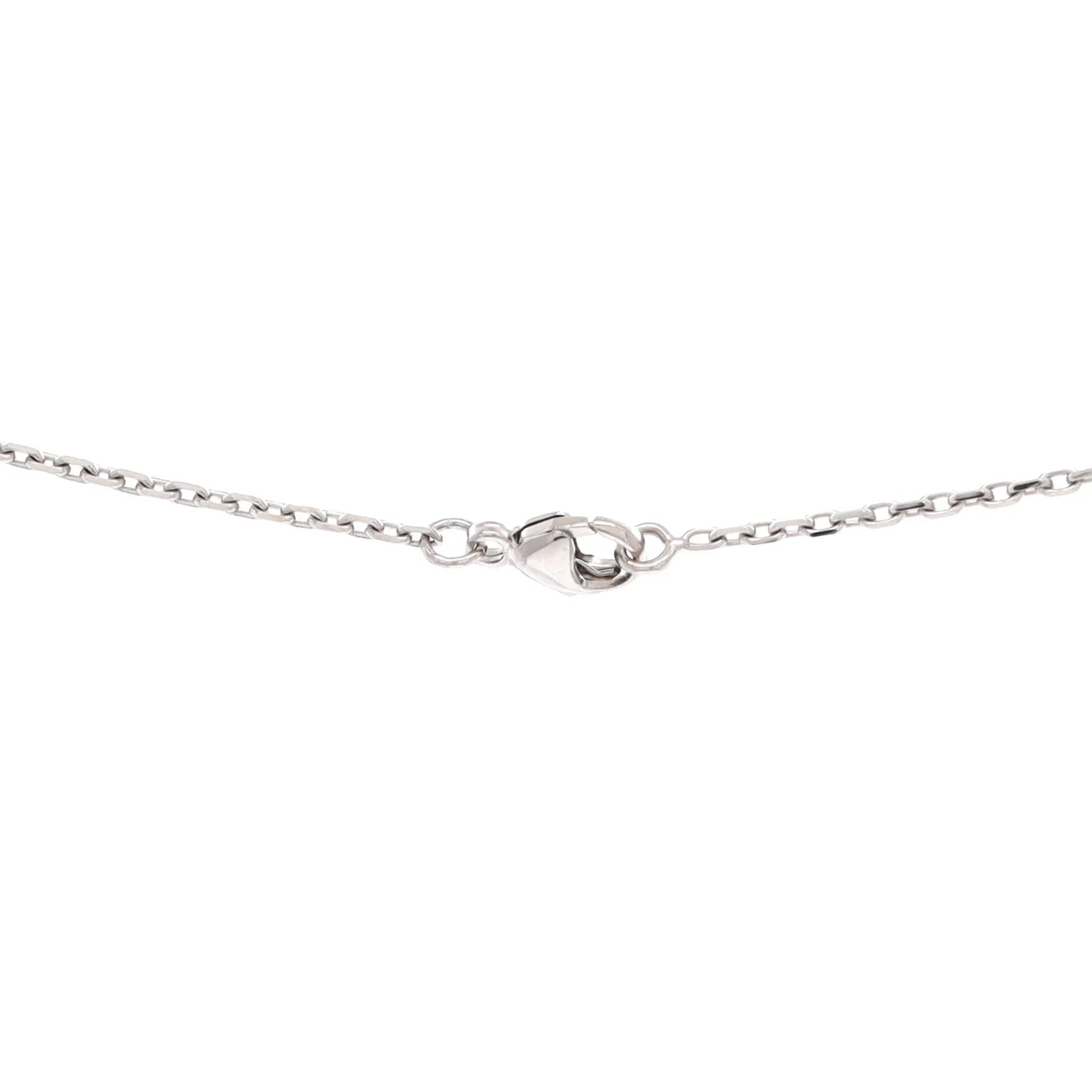 Pop H Pendant Chain Necklace Metal and Enamel Mini - Deep Luxury