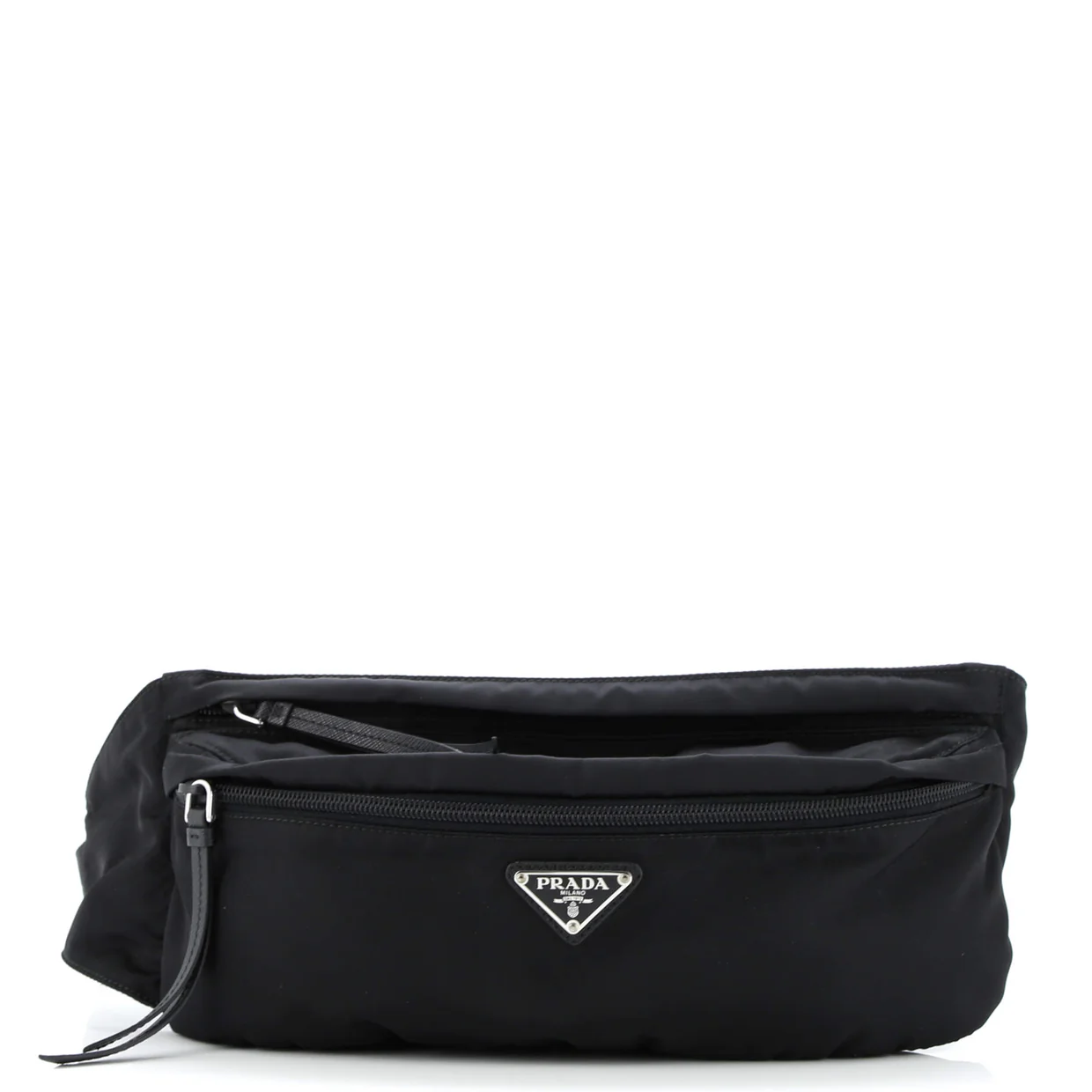 Zip Waist Bag Tessuto Medium - Deep Luxury