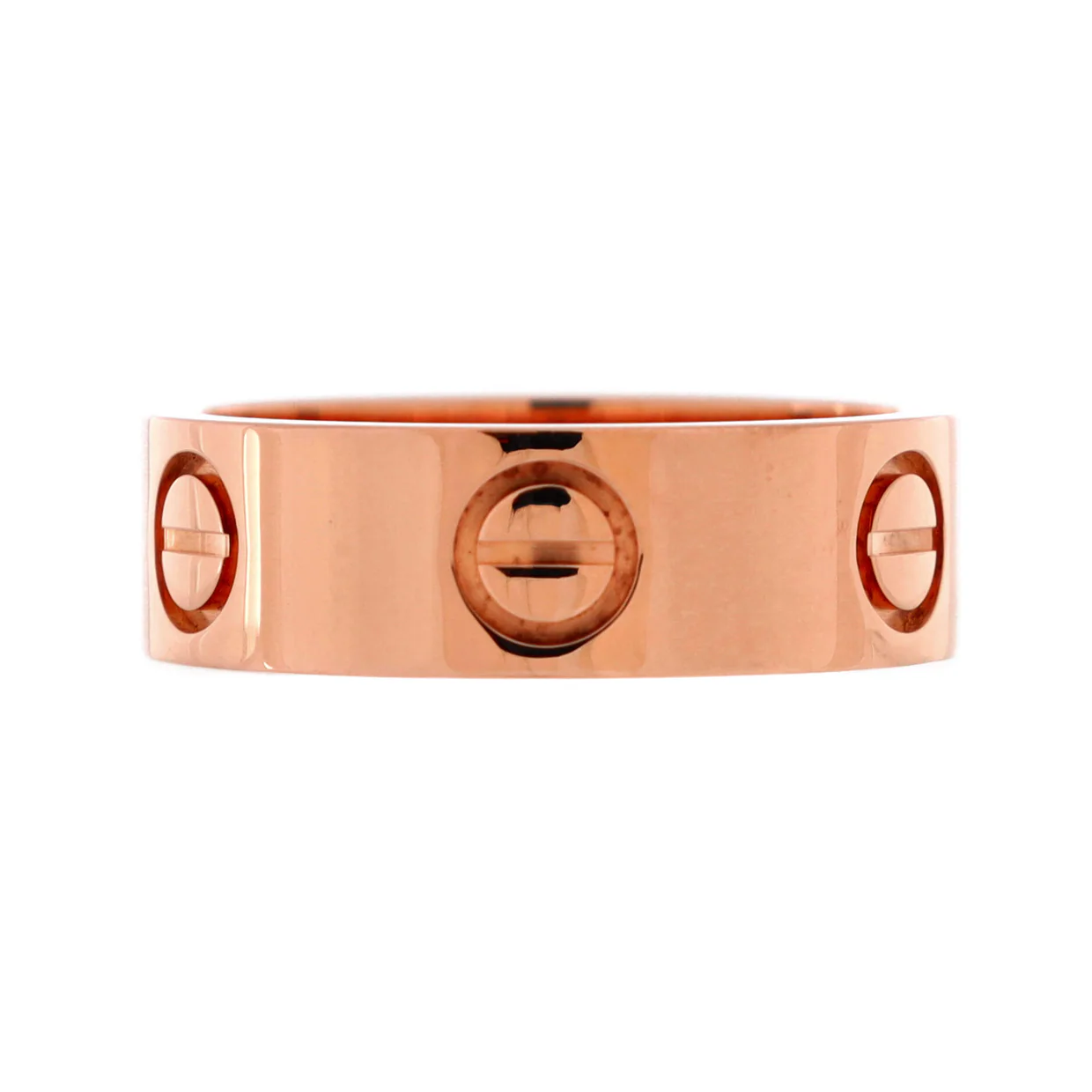 Love Band Ring 18K Rose Gold - Deep Luxury