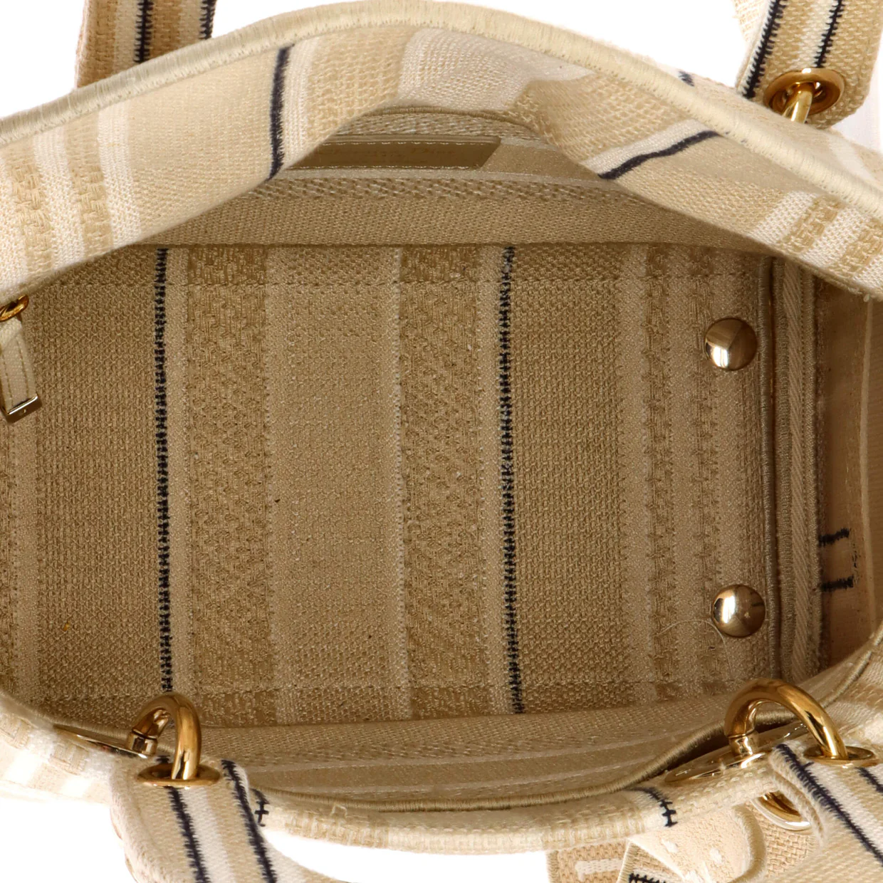 Lady D-Lite Bag Embroidered Canvas Medium - Deep Luxury