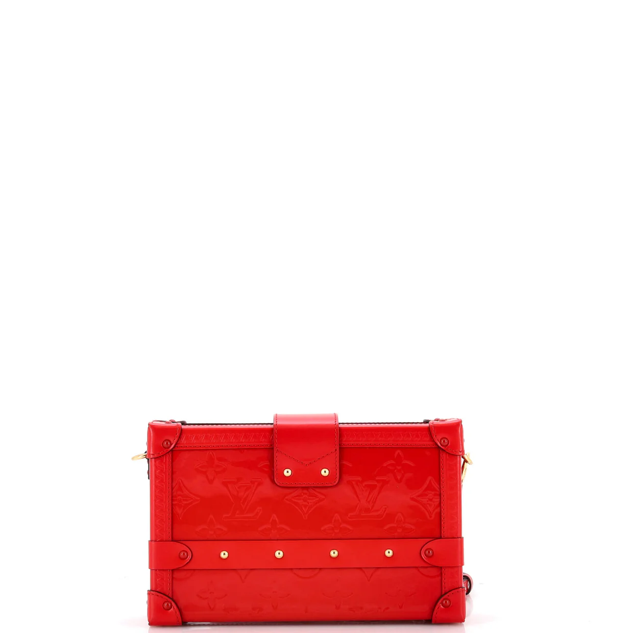 Petite Malle Handbag Monogram Vernis - Deep Luxury