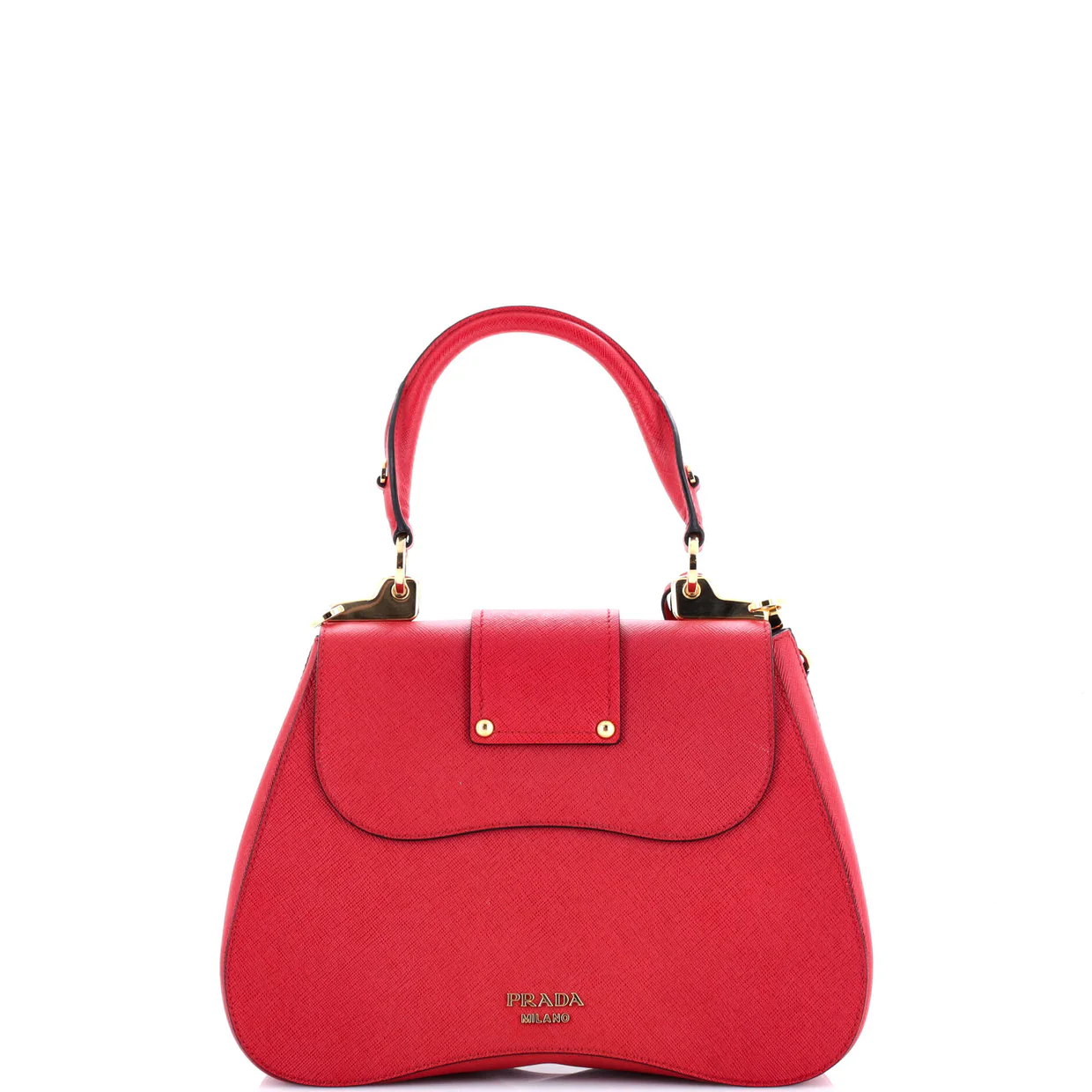 Sidonie Top Handle Bag Saffiano Leather Large - Deep Luxury