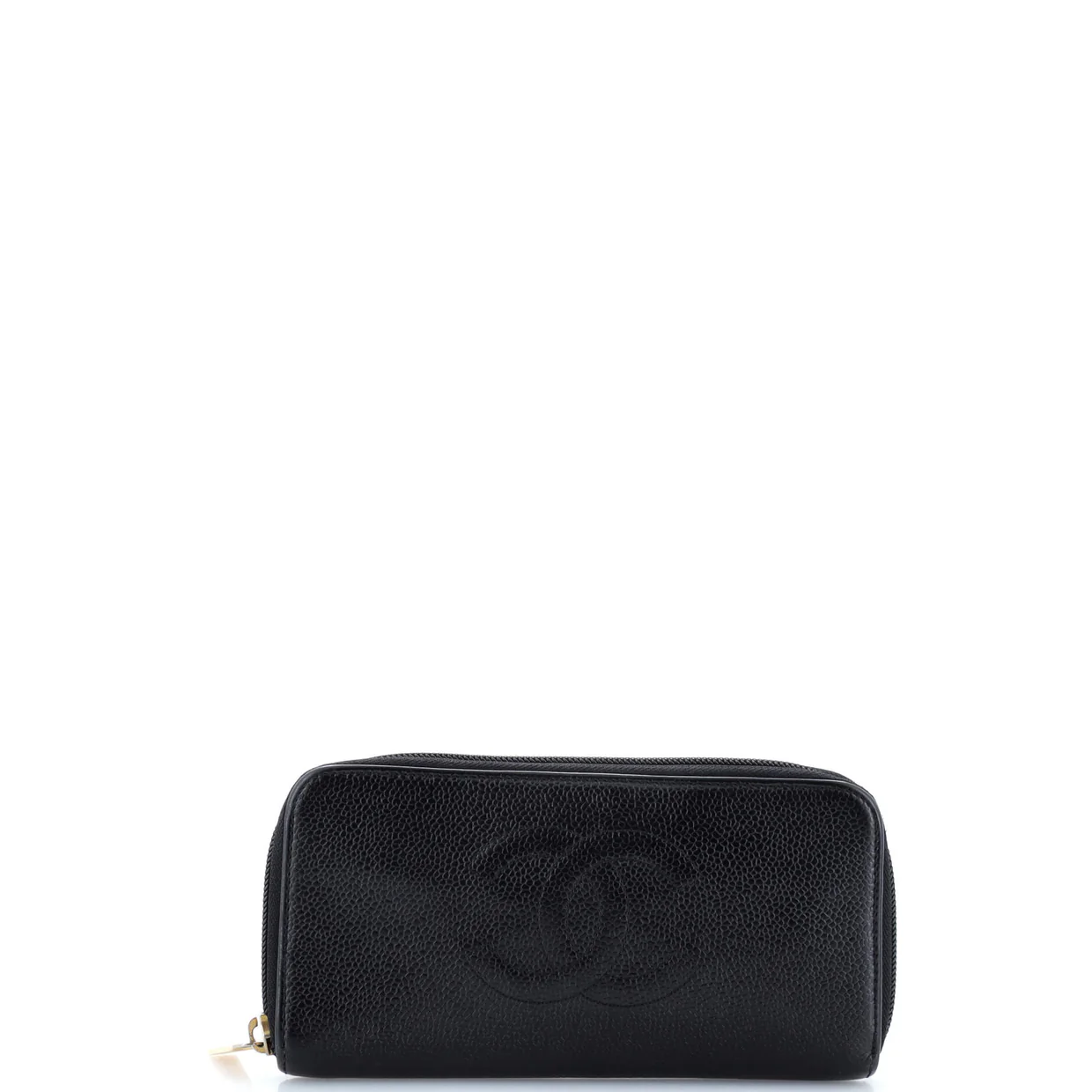 Timeless CC Zipped Wallet Caviar Long - Deep Luxury