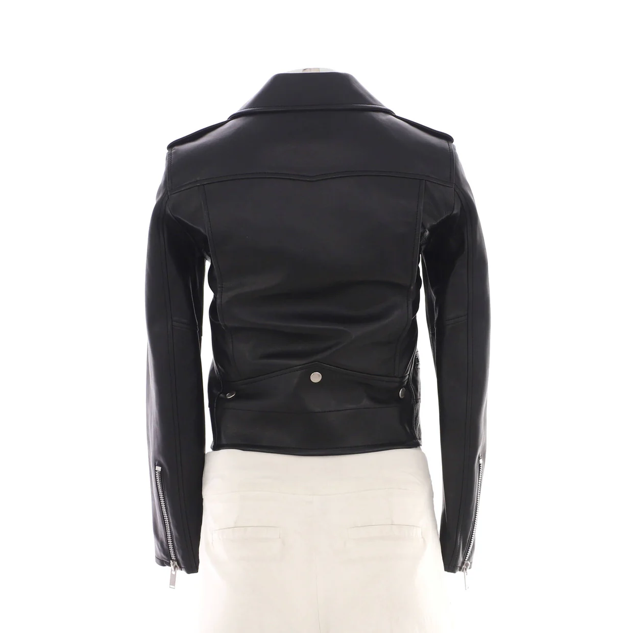 Women's Biker Jacket Leather - Deep Luxury
