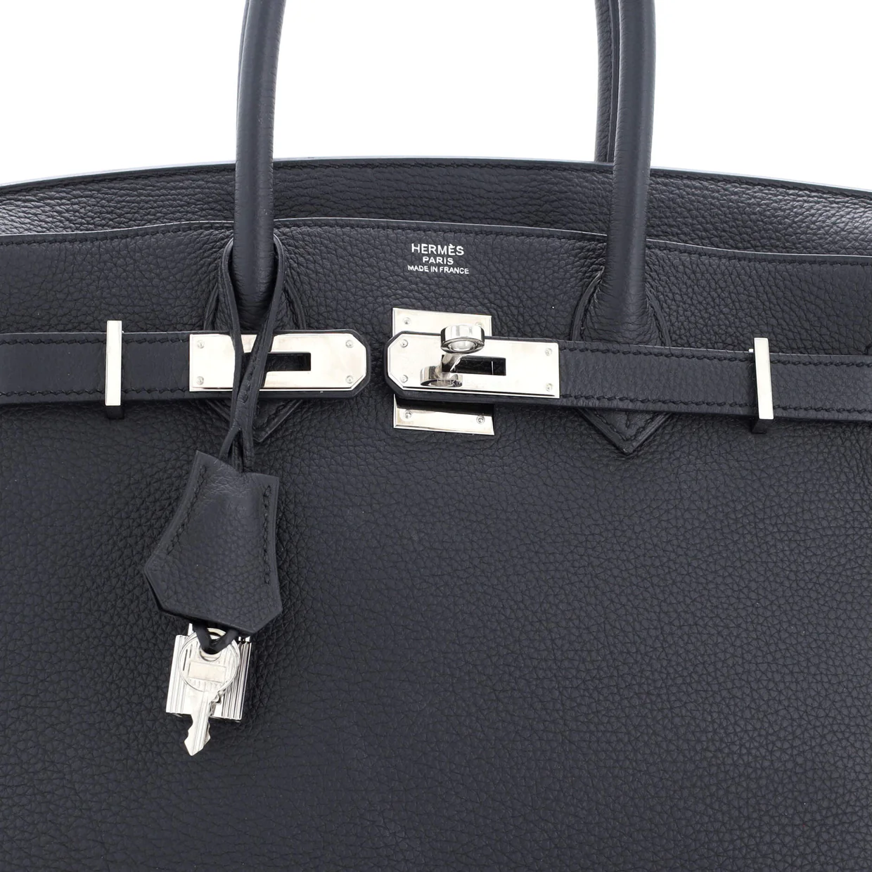 Birkin Handbag Grey Togo with Palladium Hardware 30 - Deep Luxury