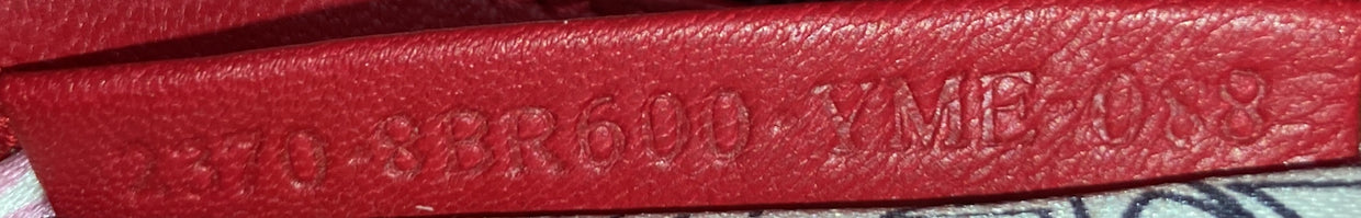 Baguette Bag Logo Embossed Leather Small - Deep Luxury