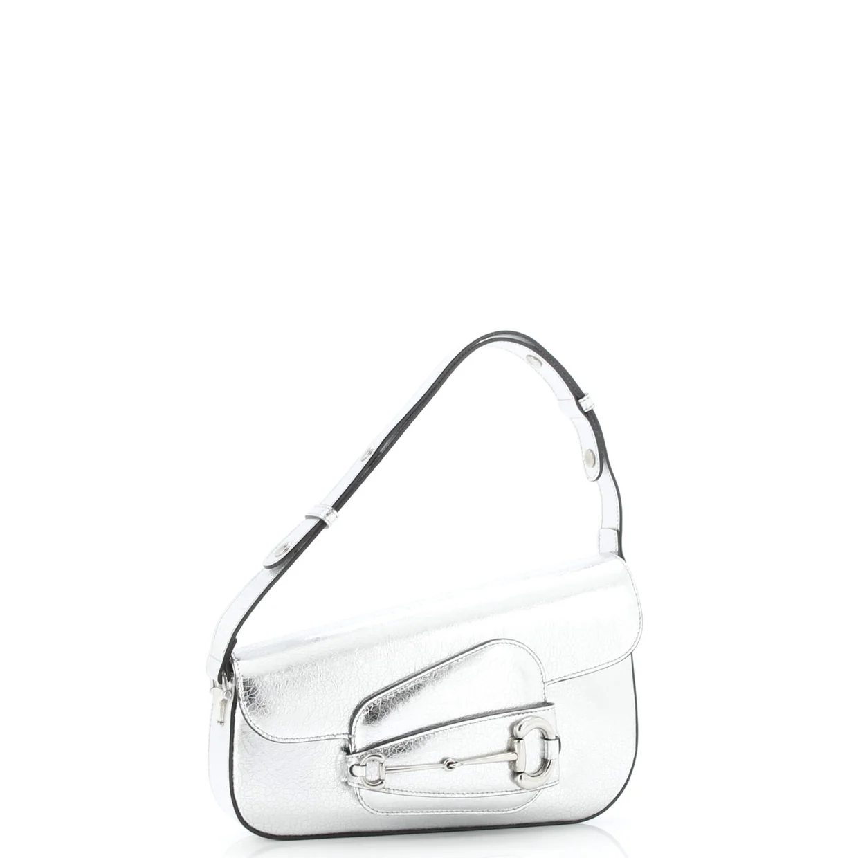 Horsebit 1955 Asymmetric Shoulder Bag Leather Small - Deep Luxury