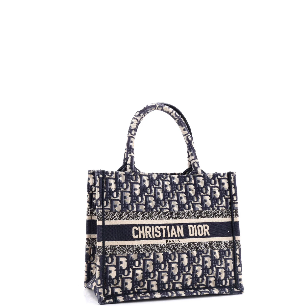 Book Tote Oblique Canvas Small - Deep Luxury