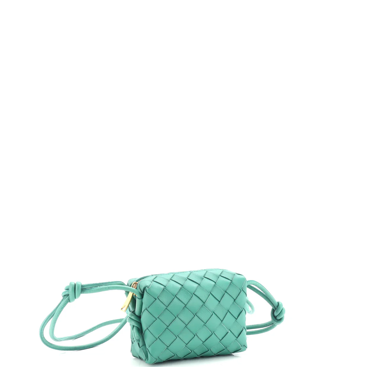 Loop Crossbody Bag Intrecciato Nappa Candy - Deep Luxury