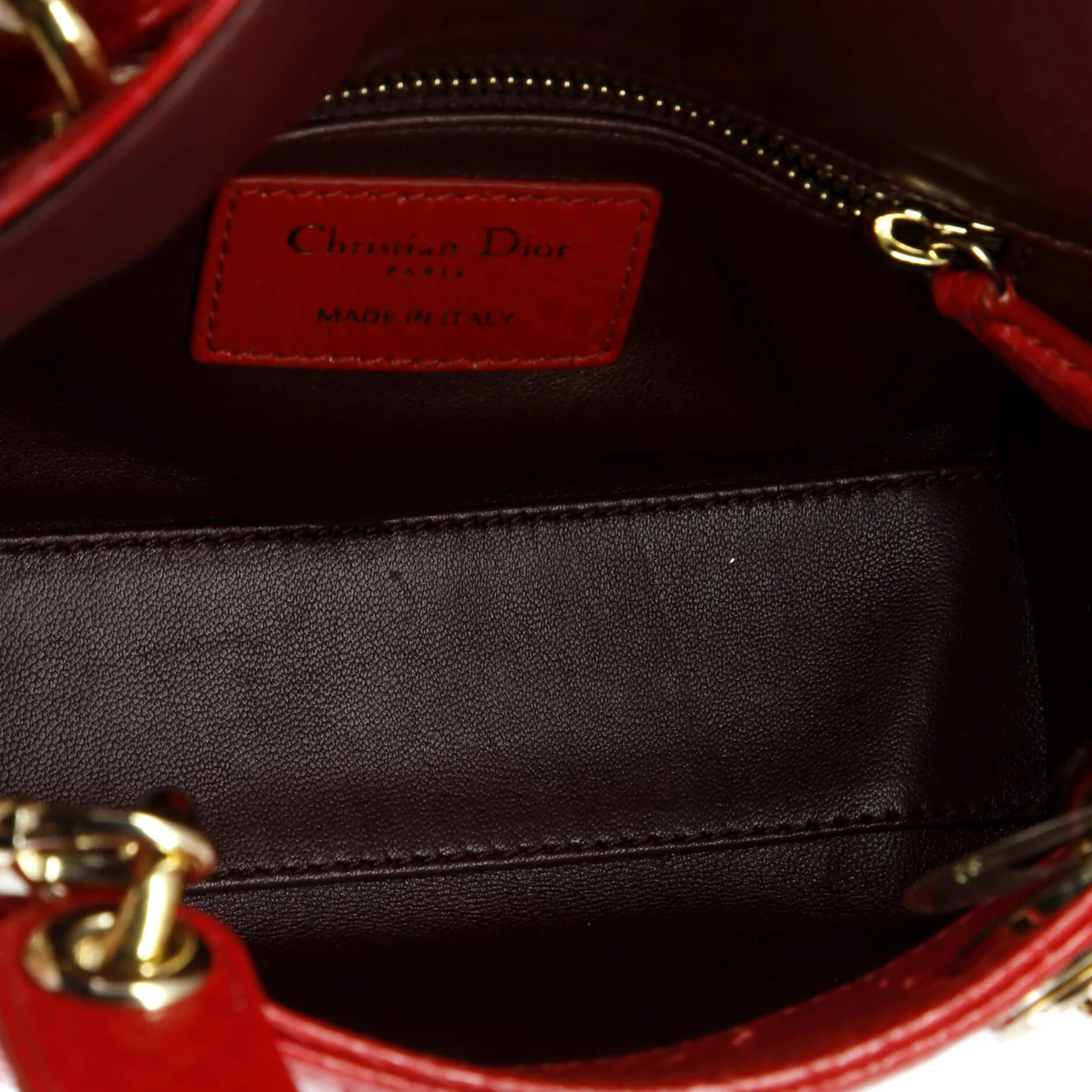 Lady Dior Chain Bag Python Mini - Deep Luxury
