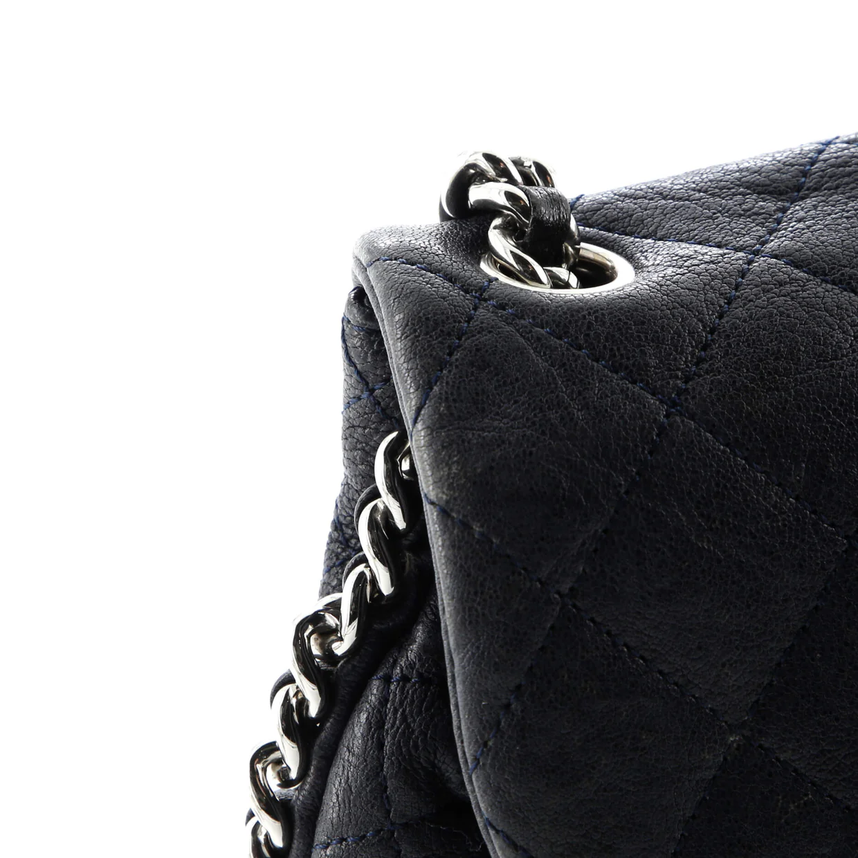 Chain Around Flap Bag Quilted Leather Small - Deep Luxury