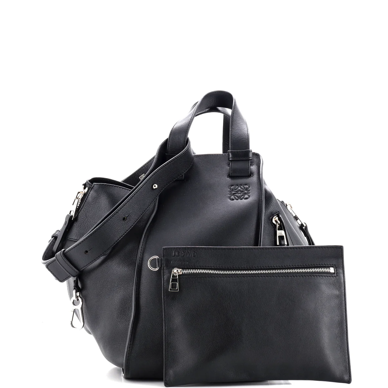 Hammock Bag Leather Medium - Deep Luxury