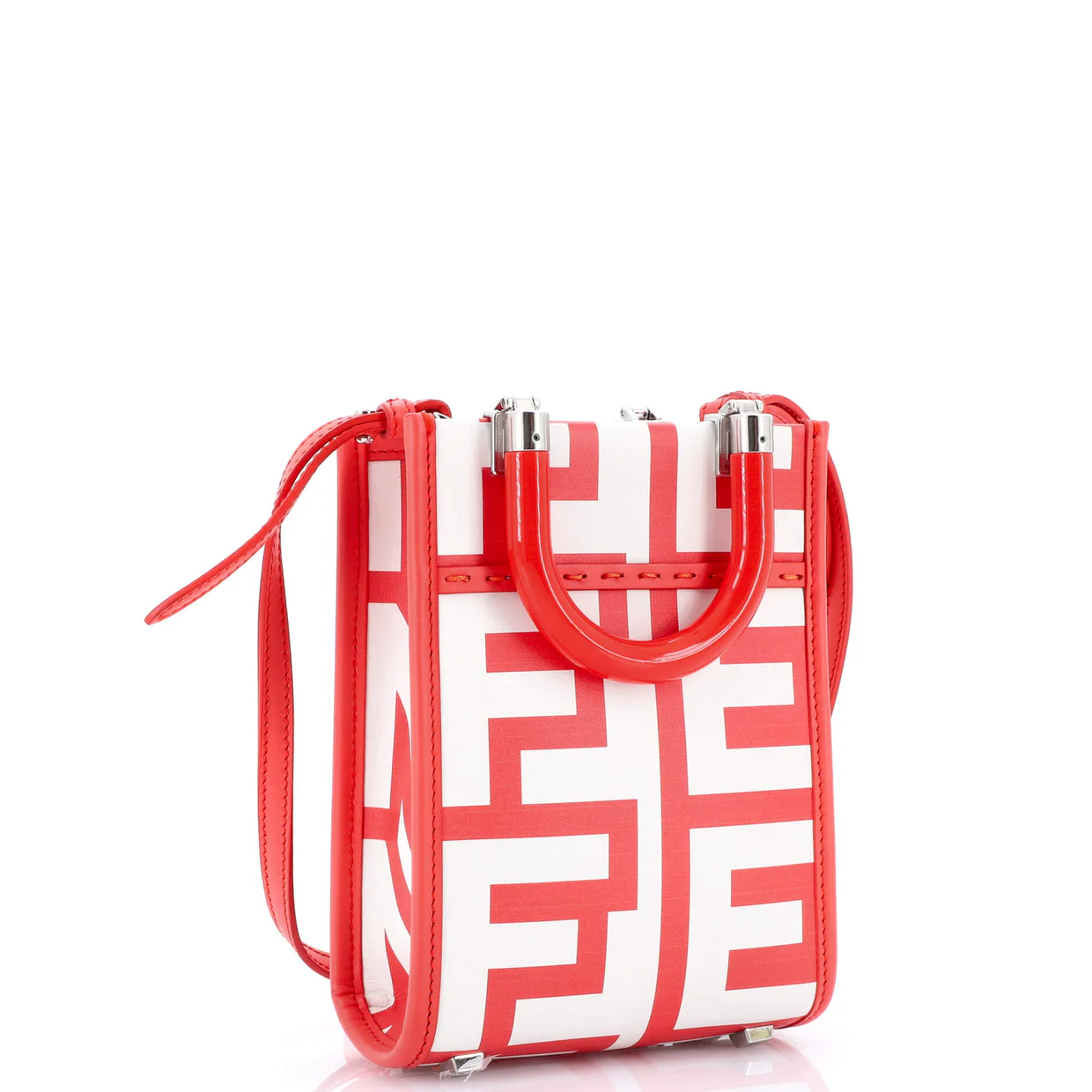 x Marc Jacobs Sunshine Shopper Tote Printed Leather Mini - Deep Luxury