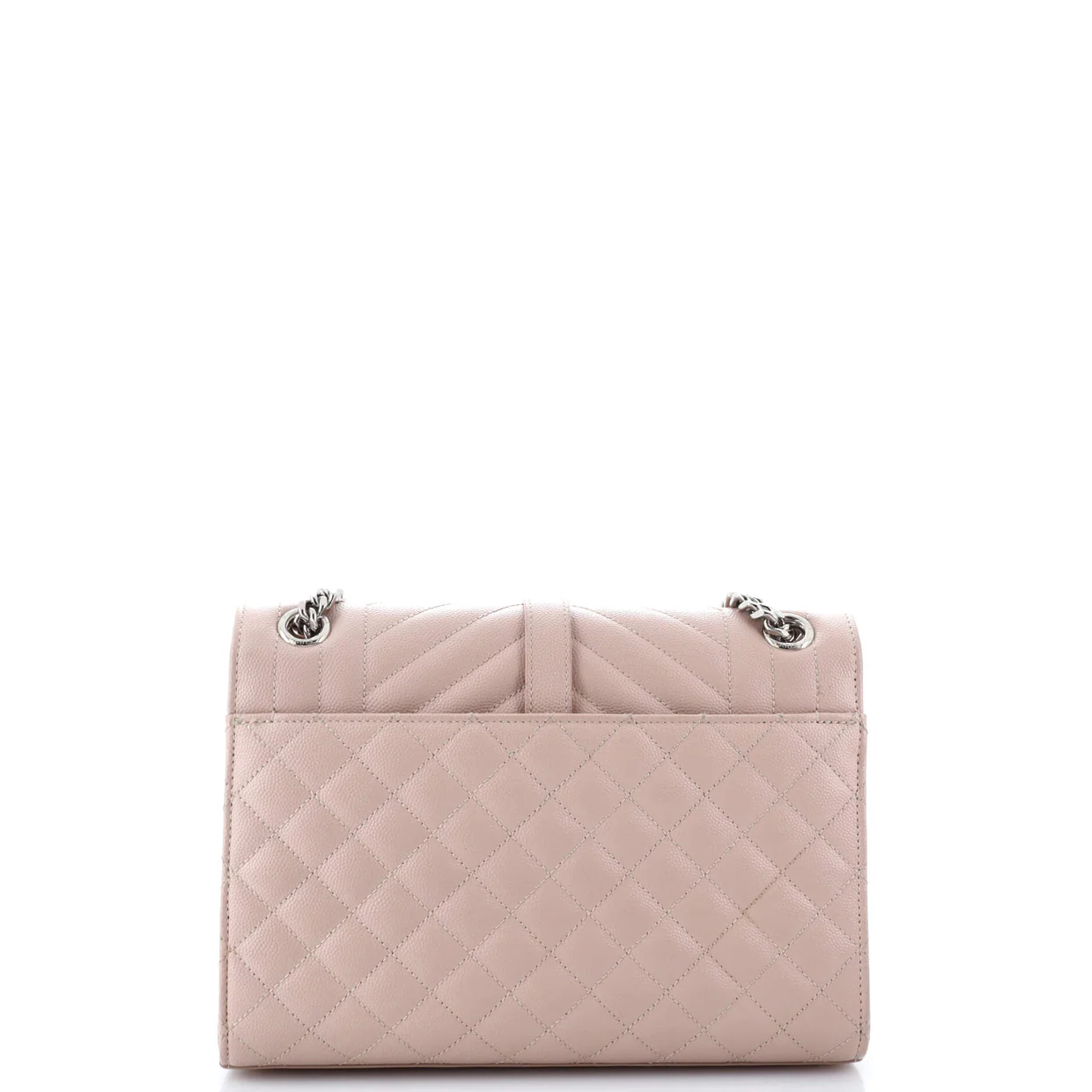 Classic Monogram Envelope Satchel Mixed Matelasse Leather Medium - Deep Luxury