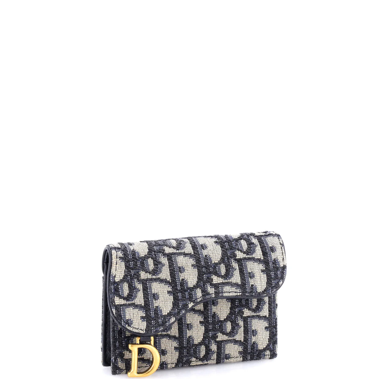 Saddle Card Case Oblique Canvas - Deep Luxury