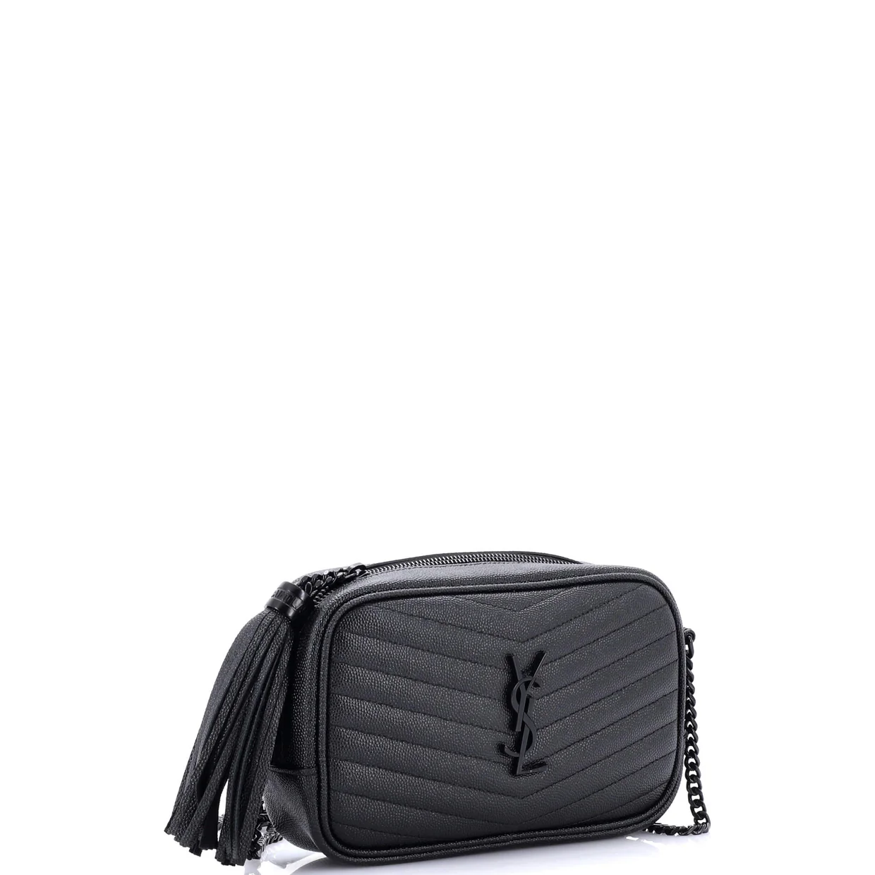 Lou Camera Bag Matelasse Chevron Leather Mini - Deep Luxury