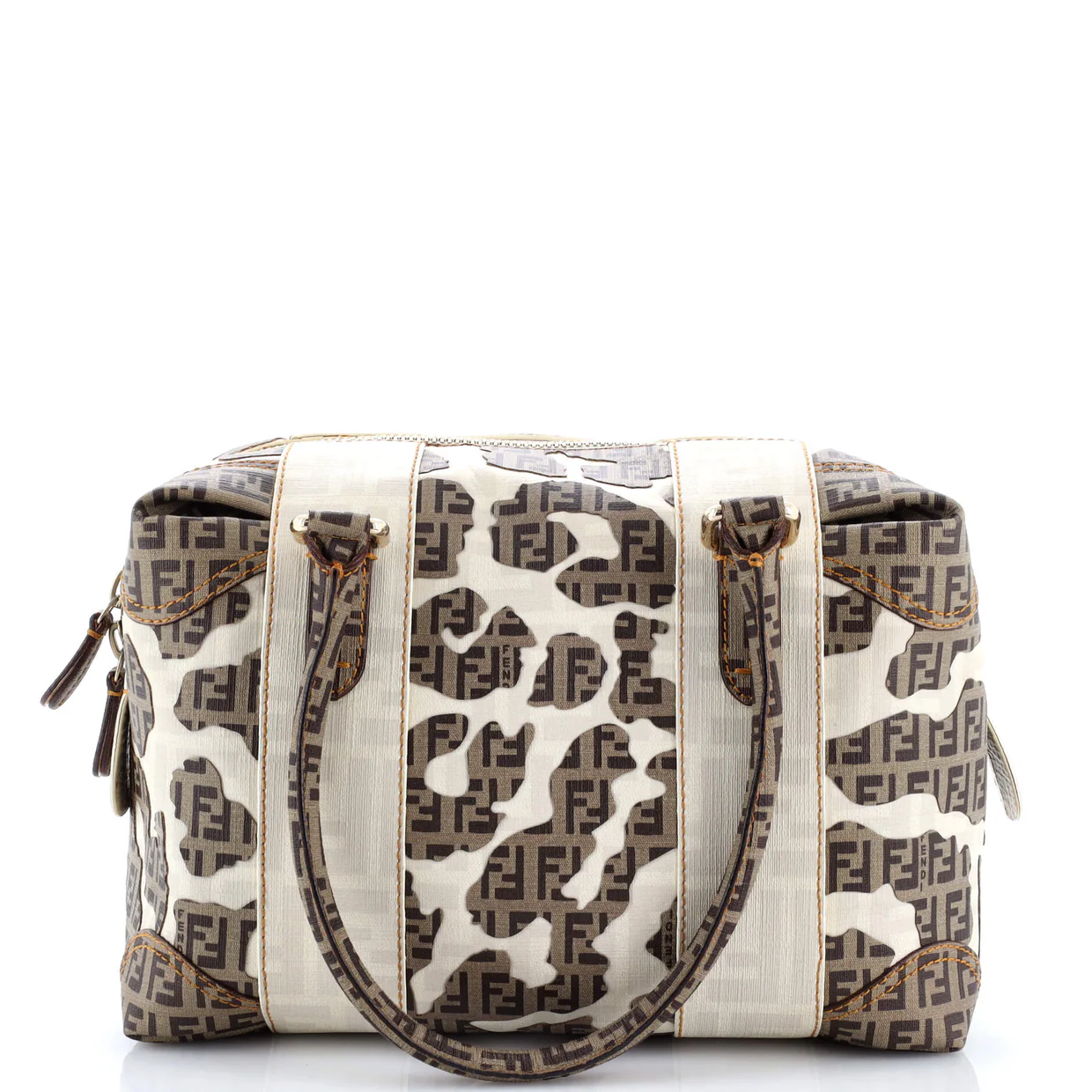 B. Mix Tote Zucca Coated Canvas Medium - Deep Luxury