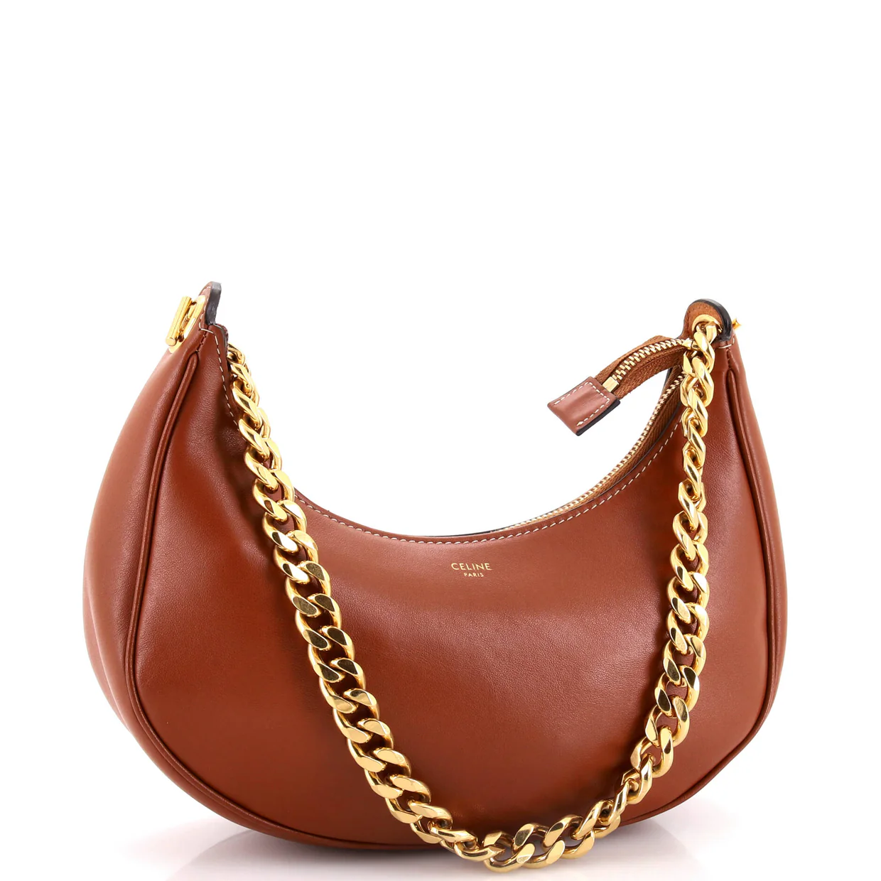 Ava Chain Bag Leather Medium - Deep Luxury