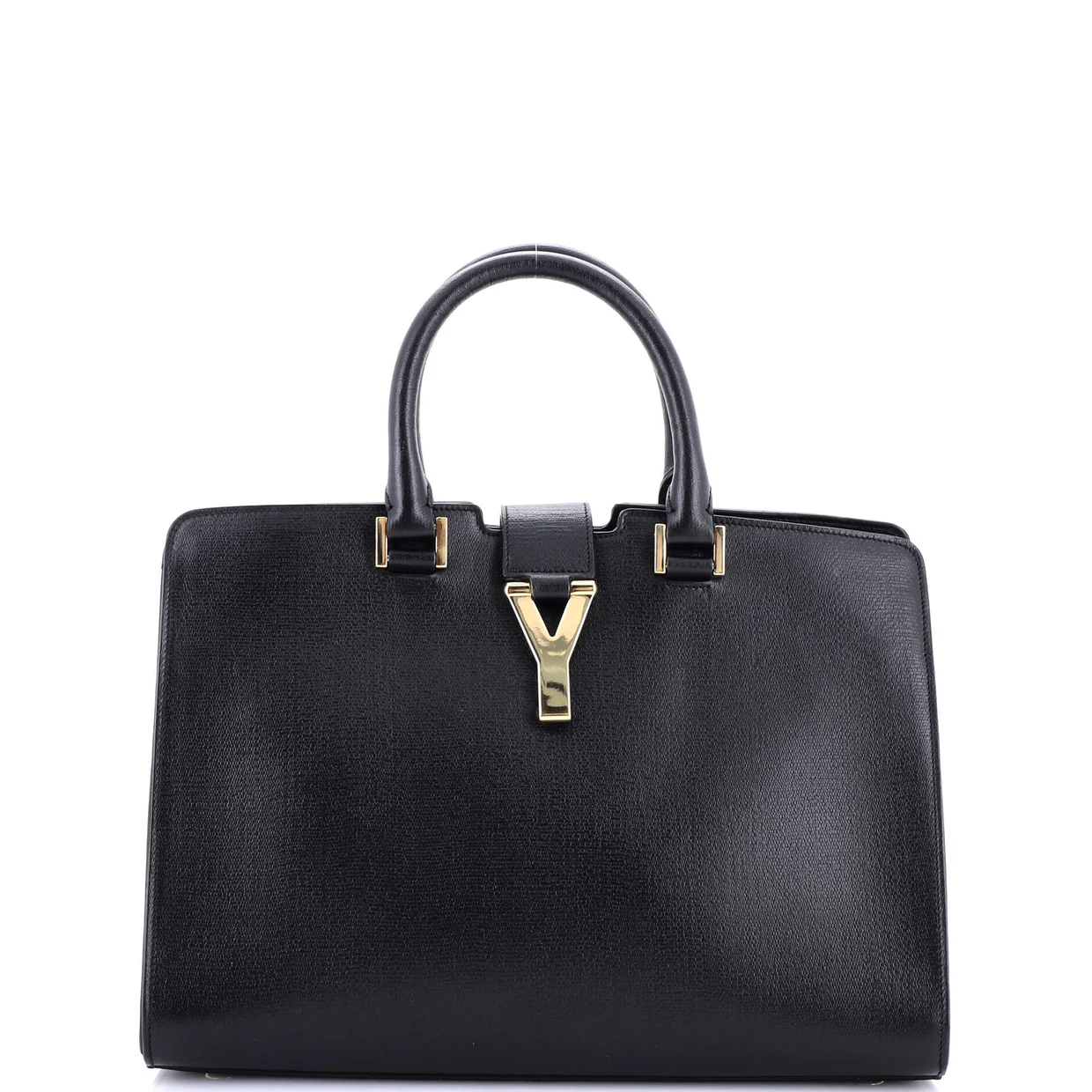 Classic Y Cabas Leather Small - Deep Luxury