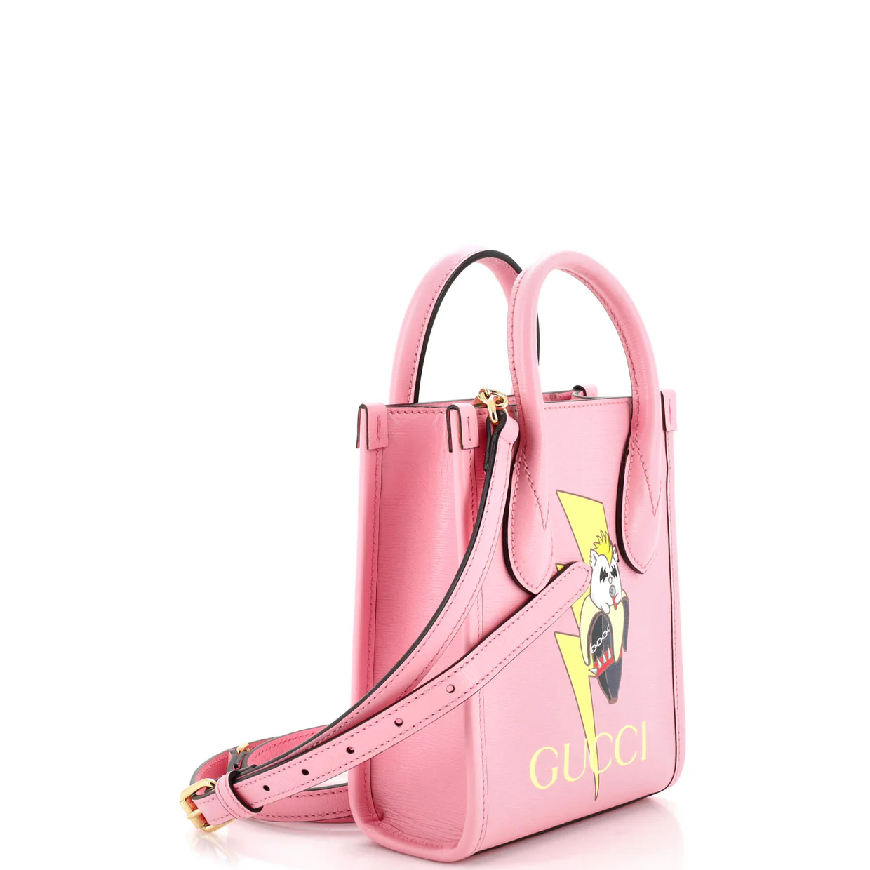 Vertical Tote Bananya Printed Leather Mini - Deep Luxury