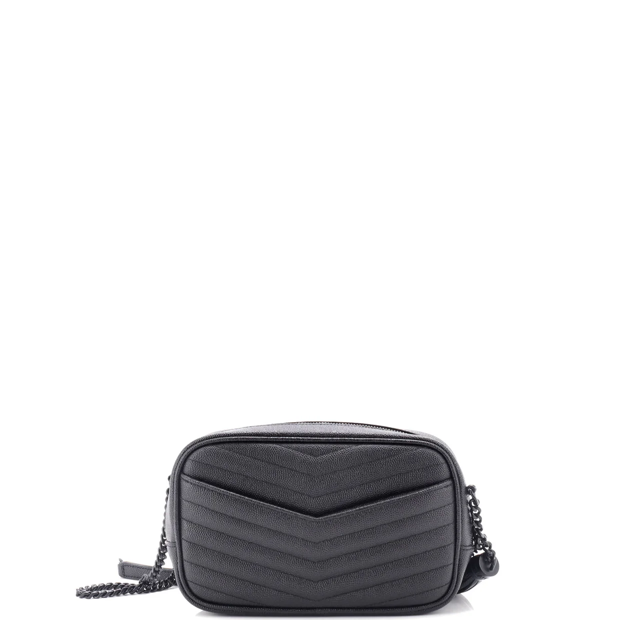Lou Camera Bag Matelasse Chevron Leather Mini - Deep Luxury