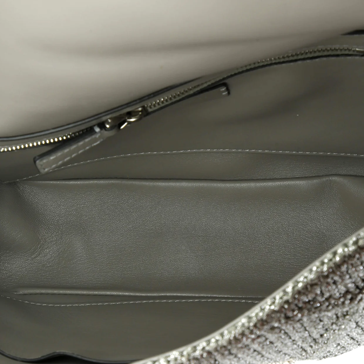 Roman Stud Flap Bag Quilted Knit Large - Deep Luxury