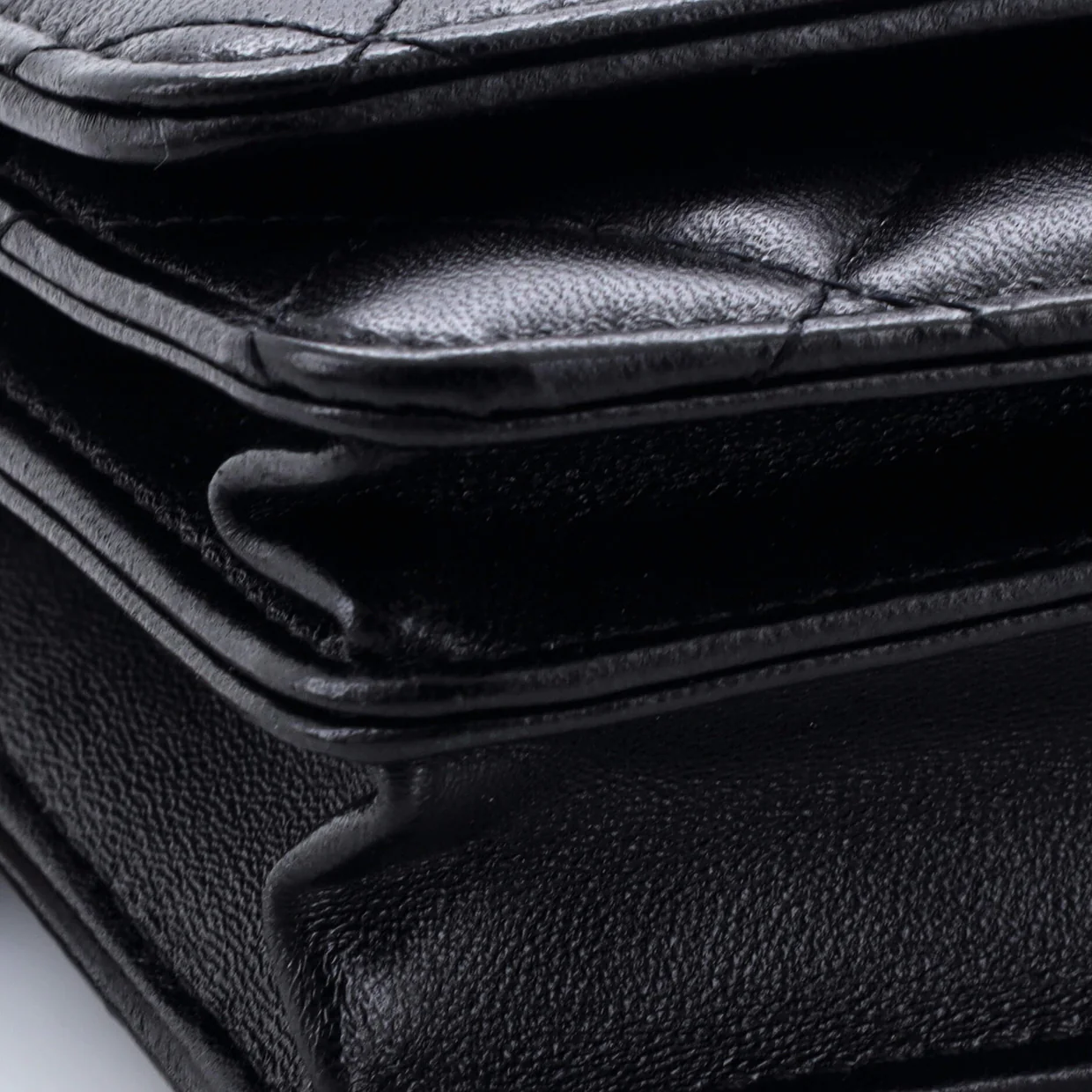 Romance Wallet on Chain Quilted Lambskin Mini - Deep Luxury