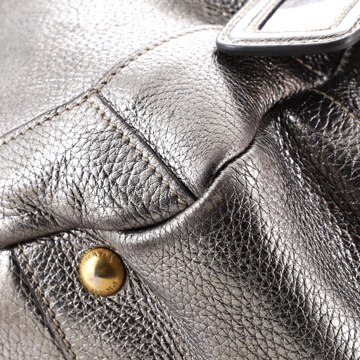Buckle Strap Shoulder Bag Vitello Daino Medium - Deep Luxury