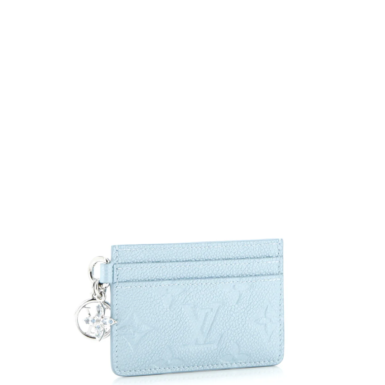 LV Charms Card Holder Monogram Empreinte Leather - Deep Luxury
