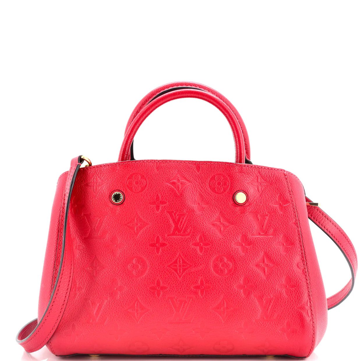 Montaigne Handbag Monogram Empreinte Leather MM - Deep Luxury