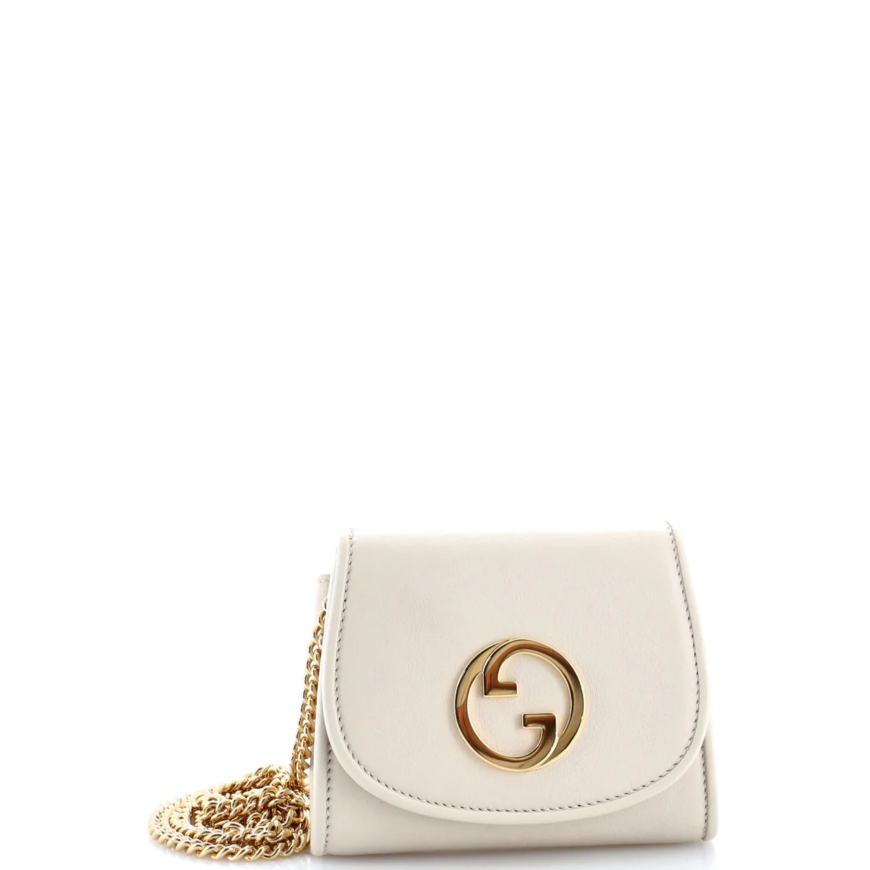 Blondie NM Wallet on Chain Leather Medium - Deep Luxury