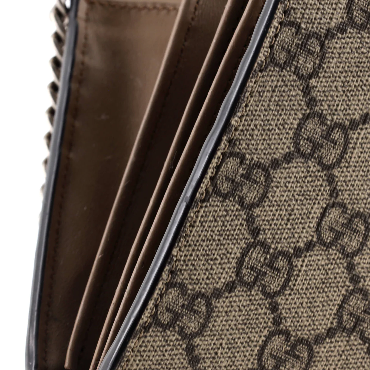 Dionysus Chain Wallet GG Coated Canvas Small - Deep Luxury