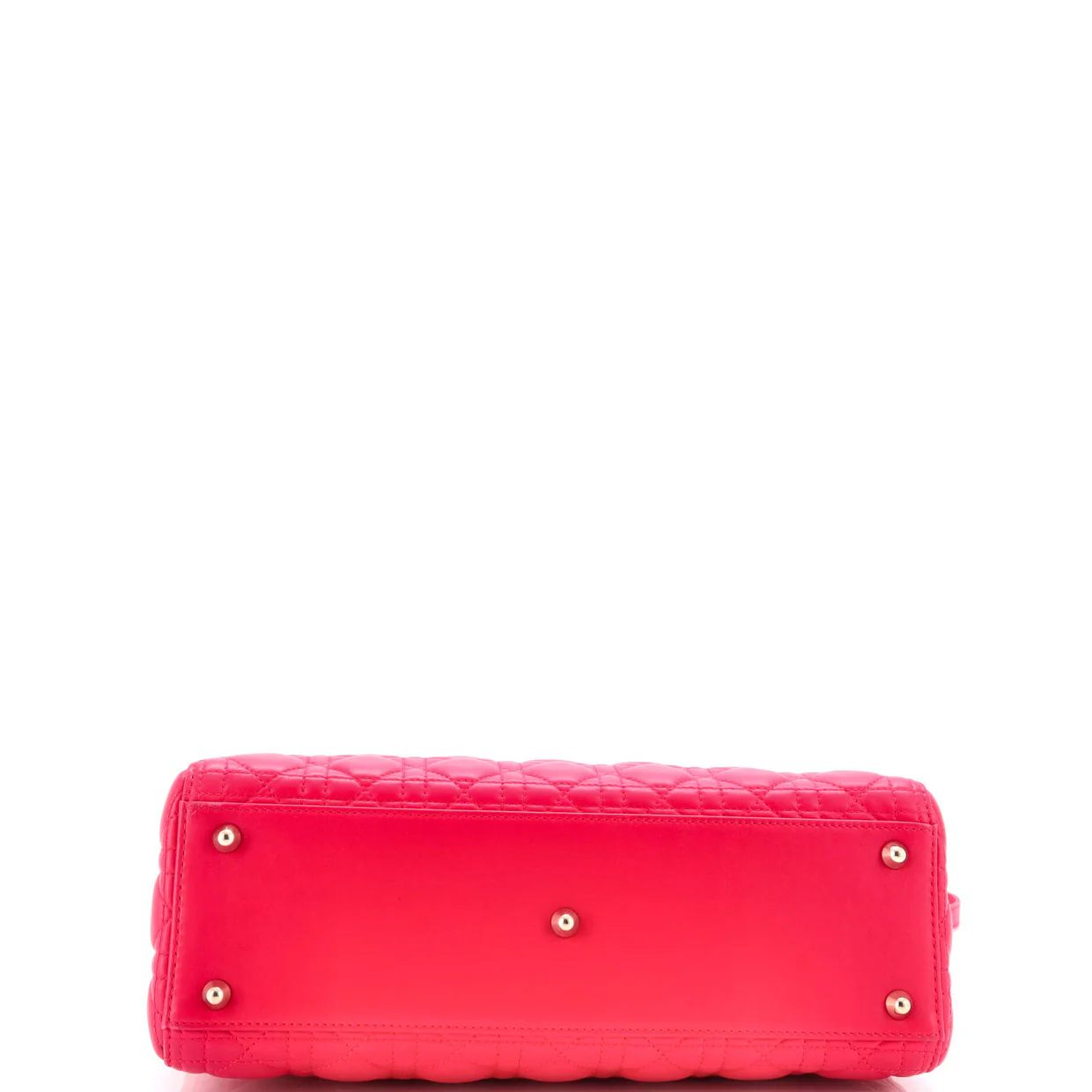 Lady Dior Bag Cannage Quilt Lambskin Large - Deep Luxury