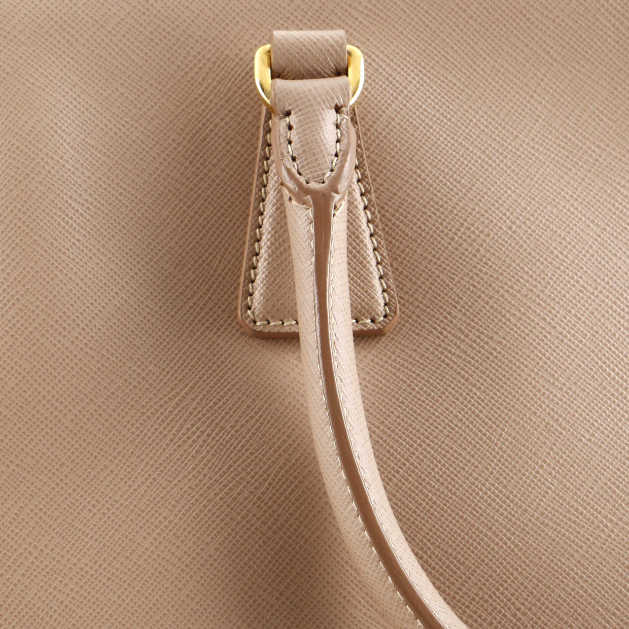 Double Zip Lux Tote Saffiano Leather Small - Deep Luxury
