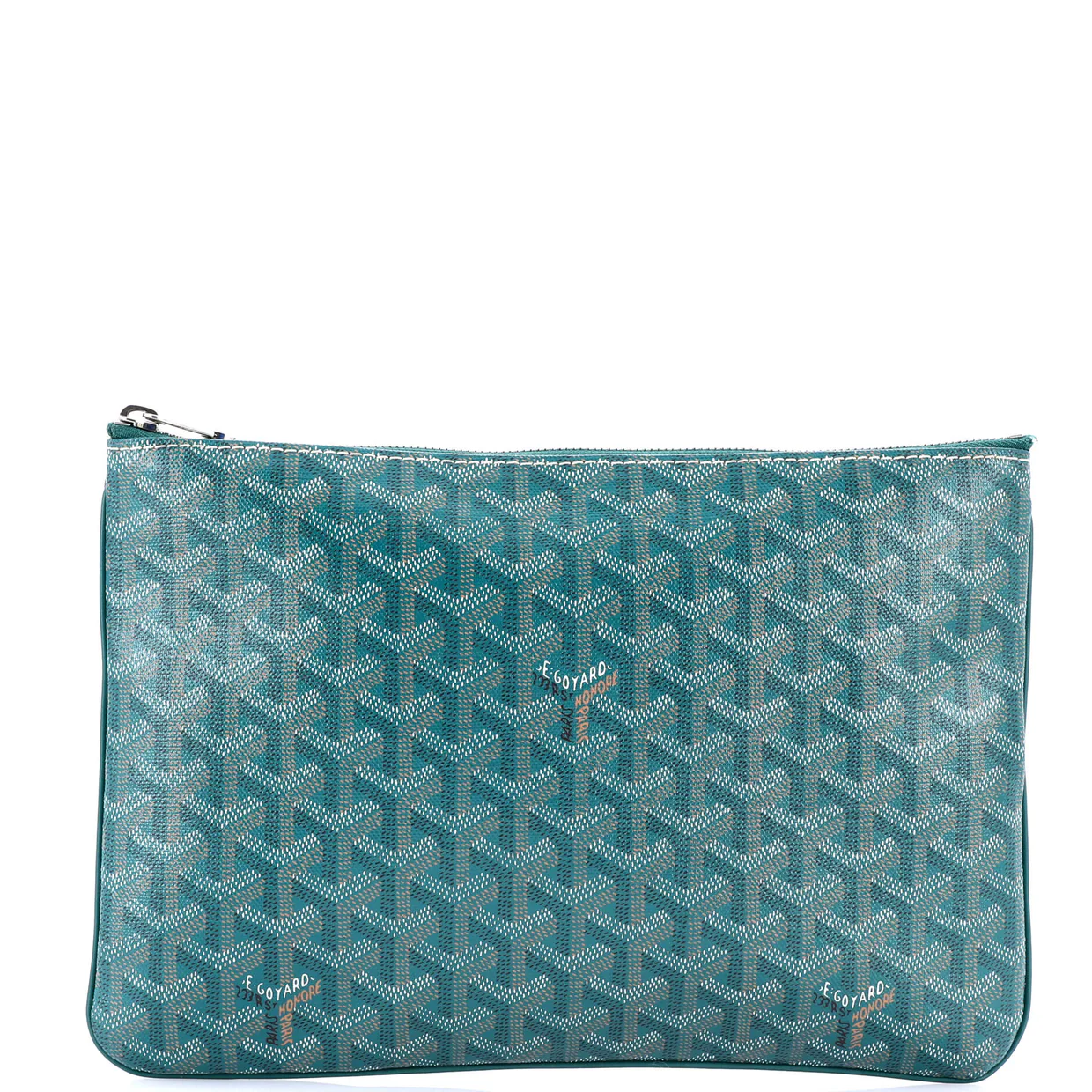 Senat Zip Pouch Coated Canvas MM - Deep Luxury