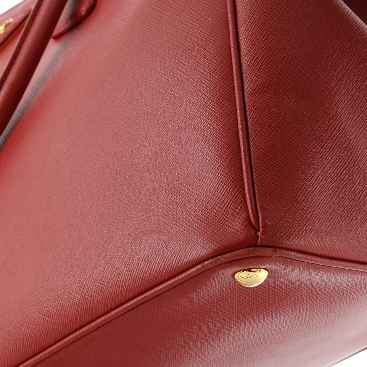 Lux Open Tote Saffiano Leather Large - Deep Luxury