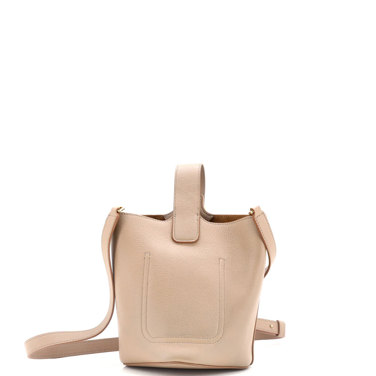 Pebble Bucket Bag Leather - Deep Luxury