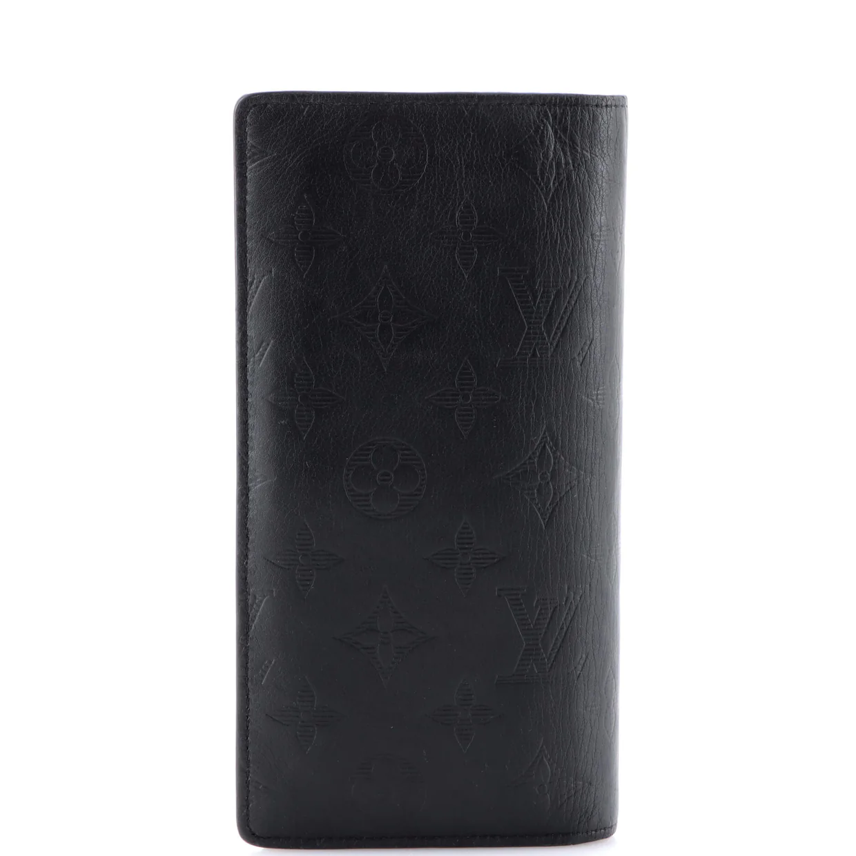 Brazza Wallet Monogram Shadow Leather - Deep Luxury