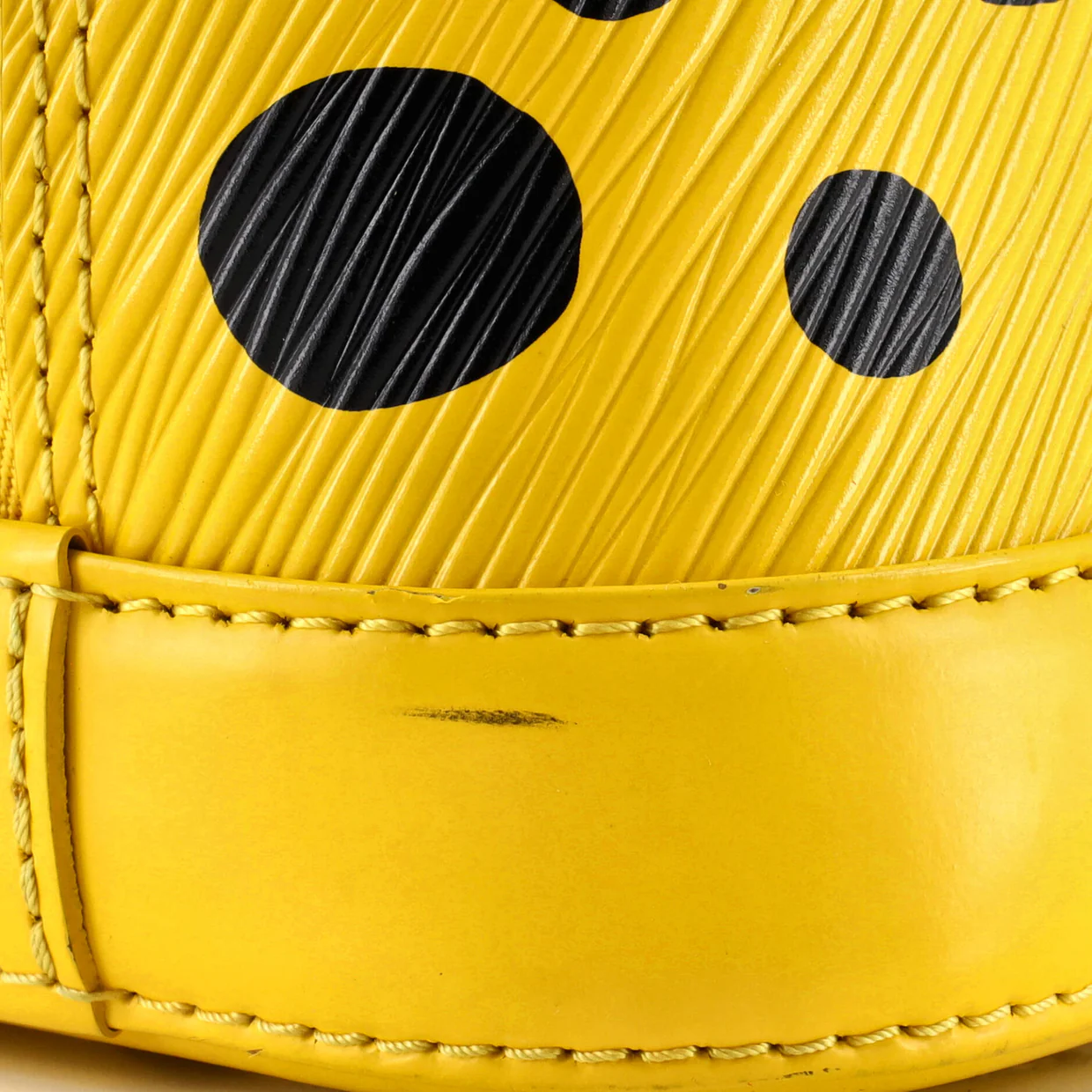 Alma Handbag Yayoi Kusama Infinity Dots Epi Leather BB - Deep Luxury