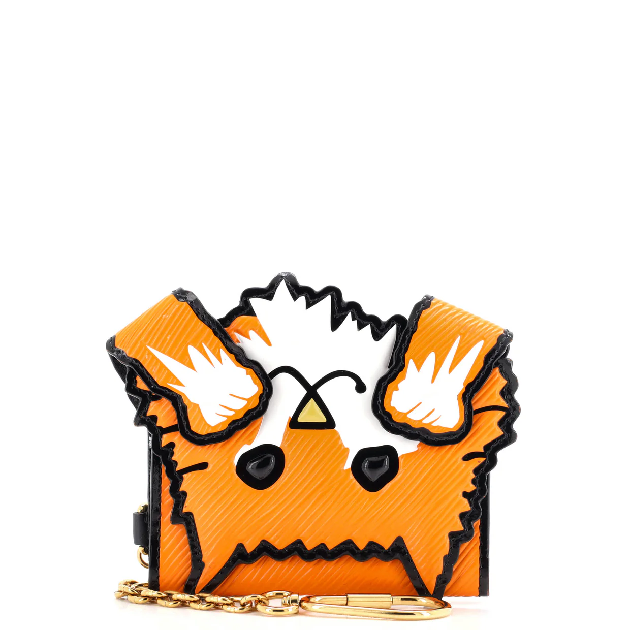 Cat Card Case Limited Edition Grace Coddington Epi Leather and Catogram Canvas - Deep Luxury