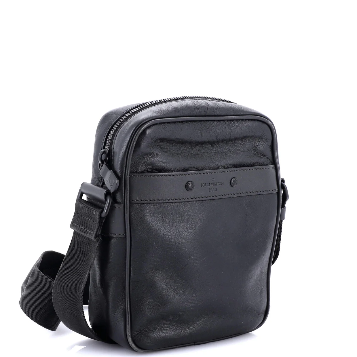 Danube Handbag Monogram Shadow Leather PM - Deep Luxury