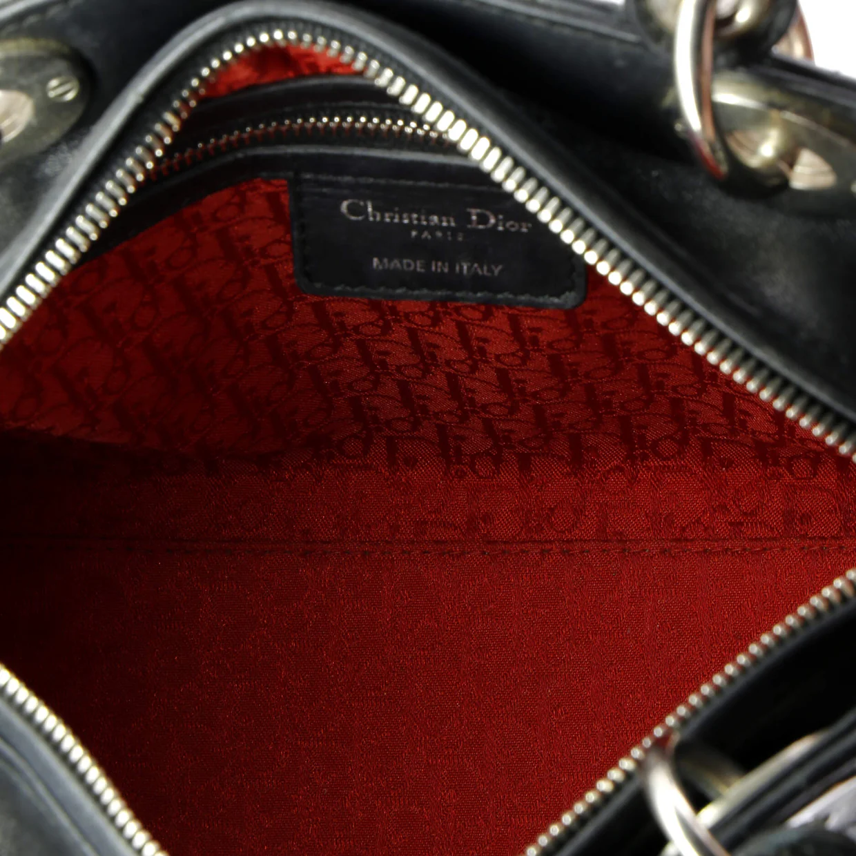 Lady Dior Bag Cannage Quilt Lambskin Medium - Deep Luxury