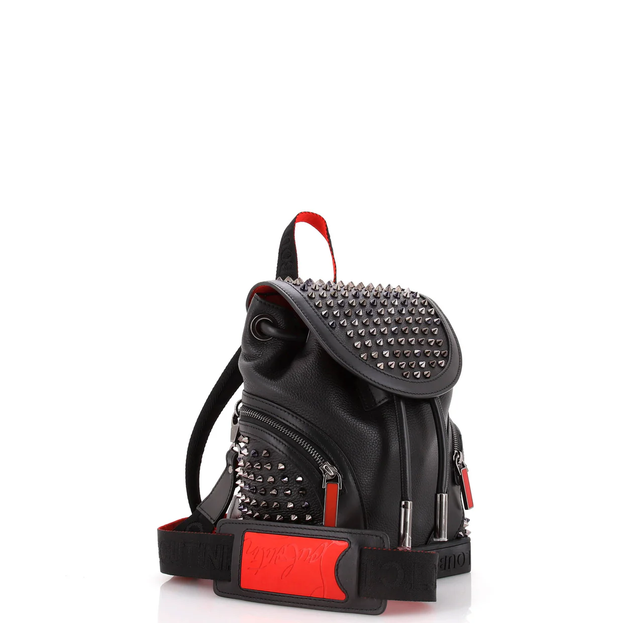 Explorafunk Backpack Spiked Leather Small - Deep Luxury