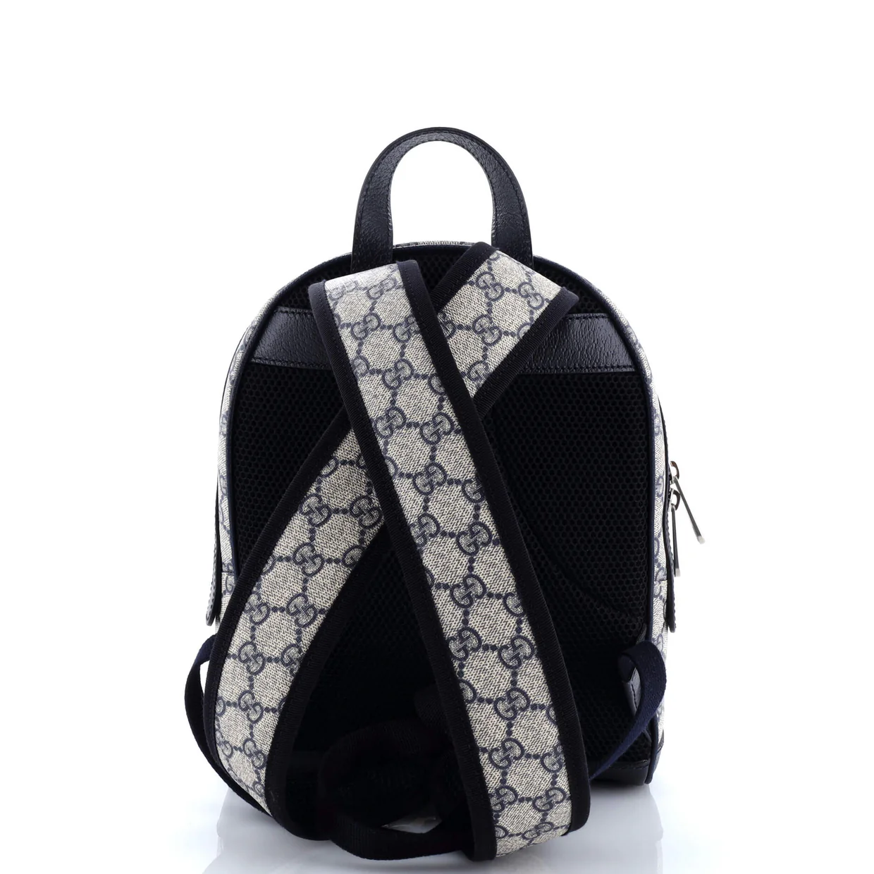 Ophidia Backpack GG Coated Canvas and Leather Small - Deep Luxury
