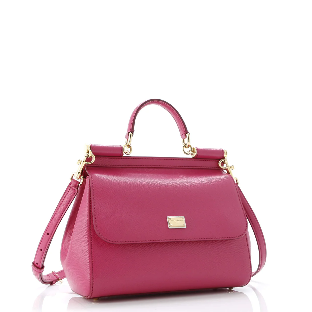 Miss Sicily Bag Leather Medium - Deep Luxury