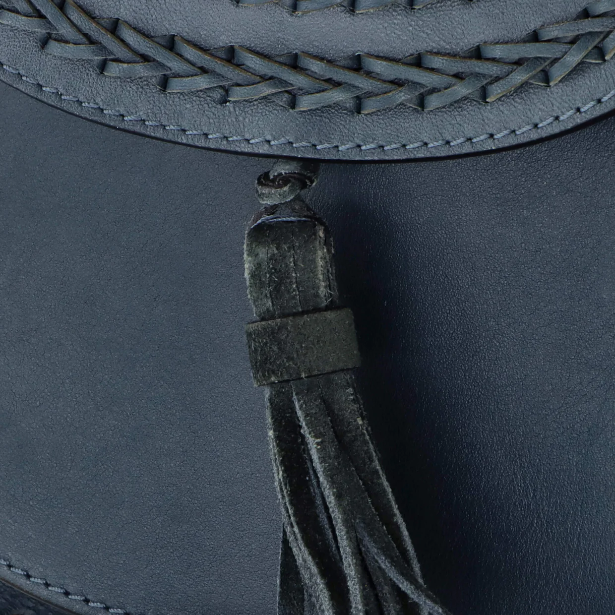 Hudson Handbag Whipstitch Leather Small - Deep Luxury