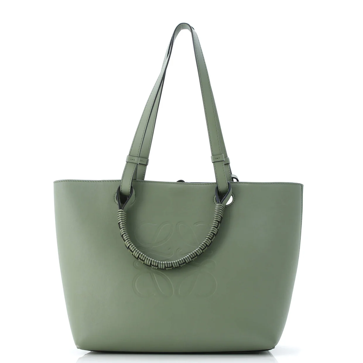 Anagram Tote Leather Small - Deep Luxury