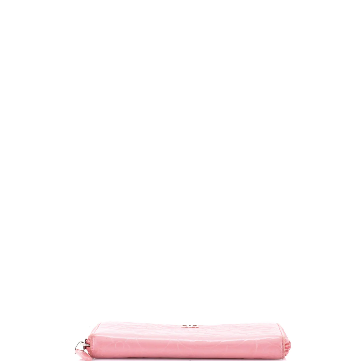 Zip Around Wallet Camellia Lambskin - Deep Luxury