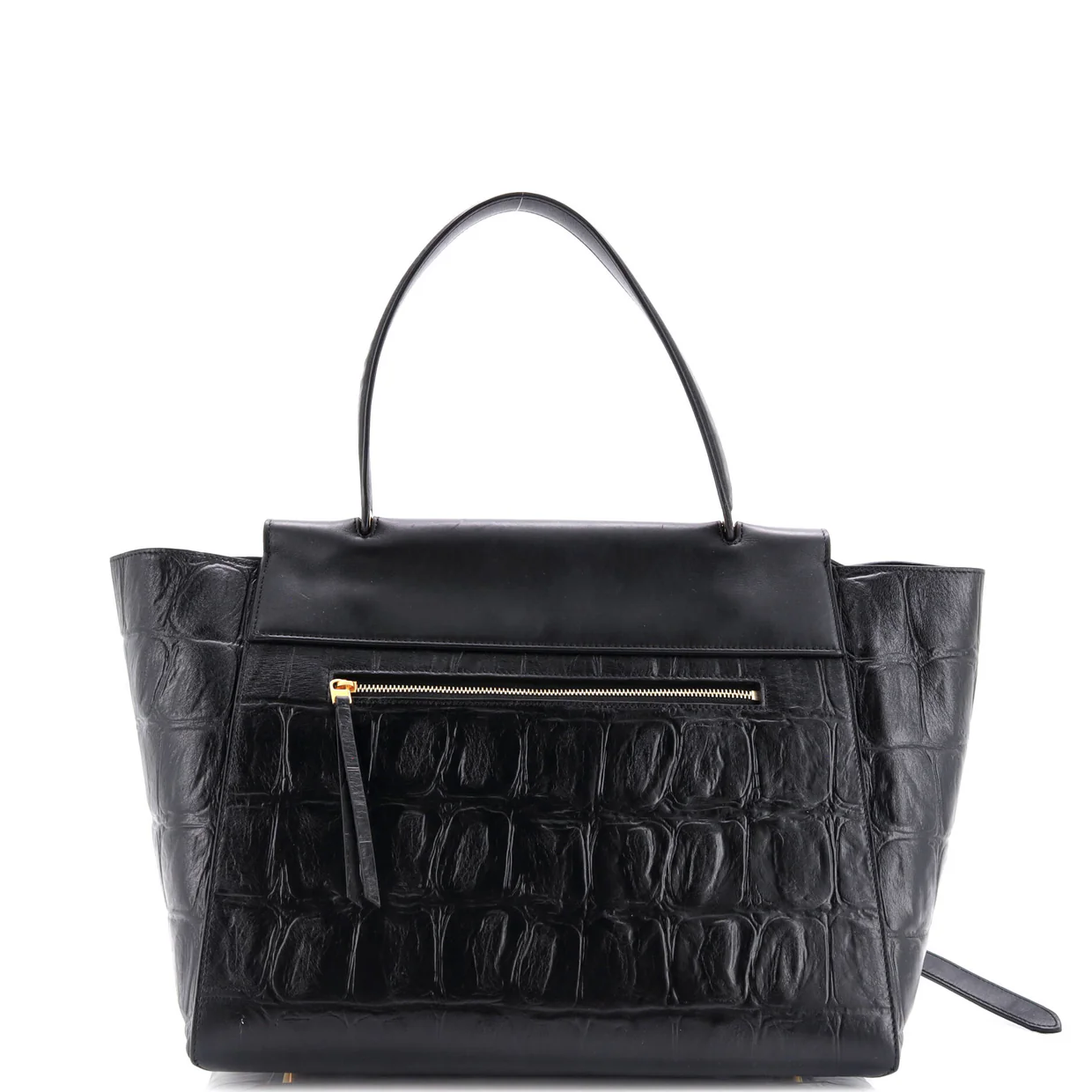 Belt Bag Crocodile Embossed Leather Medium - Deep Luxury